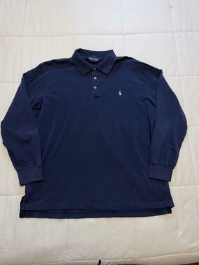 Polo Golf by Ralph Lauren Long-Sleeve Polo Shirt - Navy